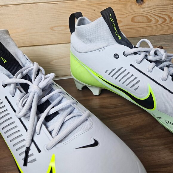 New Nike Vapor Edge Pro 360 2 Football Cleats Grey Green Mens Size 16 DA5456-004 - Picture 7 of 15